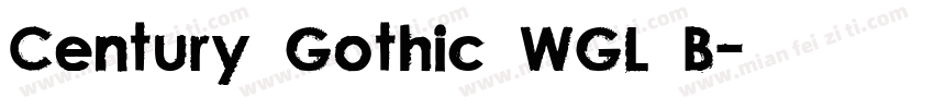 Century Gothic WGL B字体转换